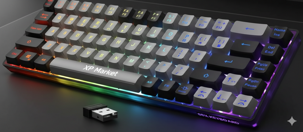 XP Market – Clavier Gaming Sans Fil RGB GEODMAER