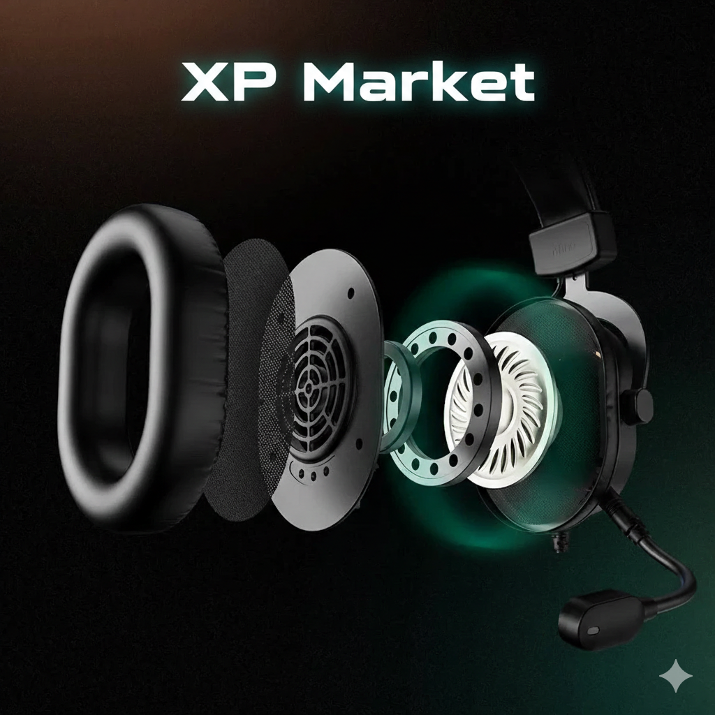 XP Market – Casque Gaming RGB LED avec Micro