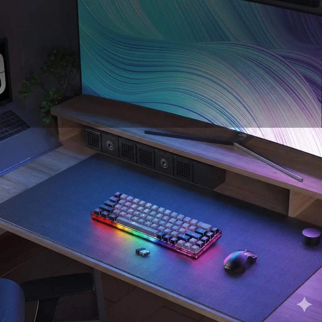 XP Market – Clavier Gaming Sans Fil RGB GEODMAER